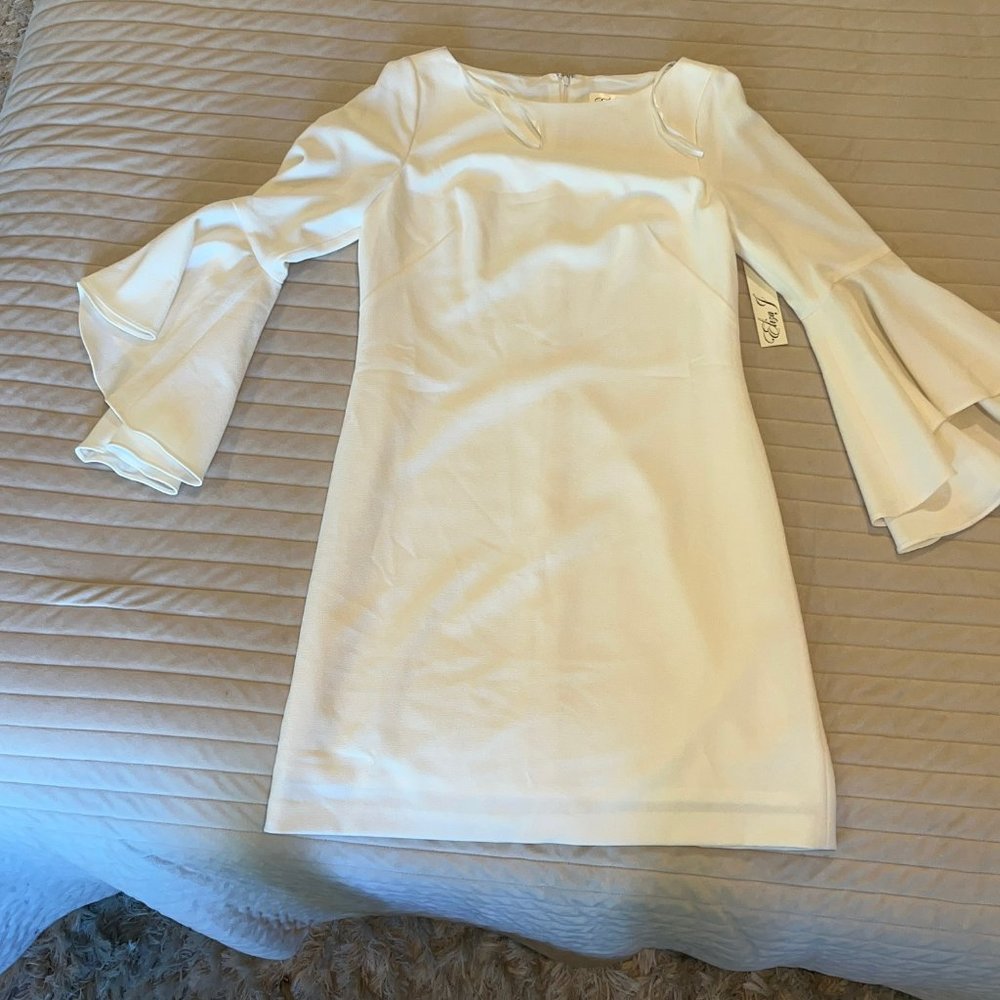 Brand New White/Off White Eliza J Dress - Size 8